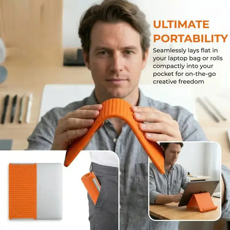 Silicone Foldable Phone Stand  - Desk Accessories 评论和价格