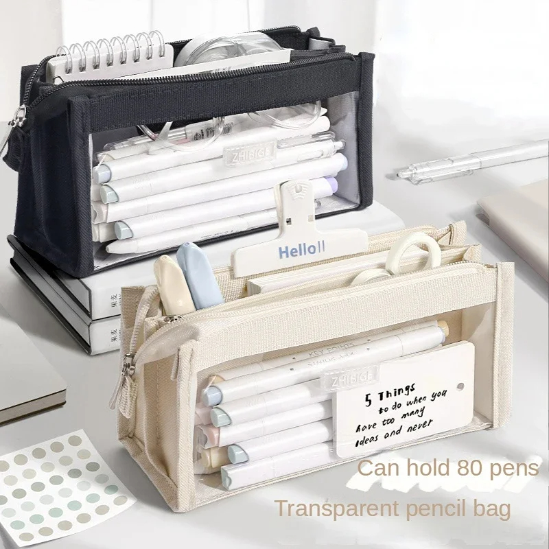 6 Layers Large Capacity Pencil - Aesthetic Large Pencil Case Pouch 评论和价格
