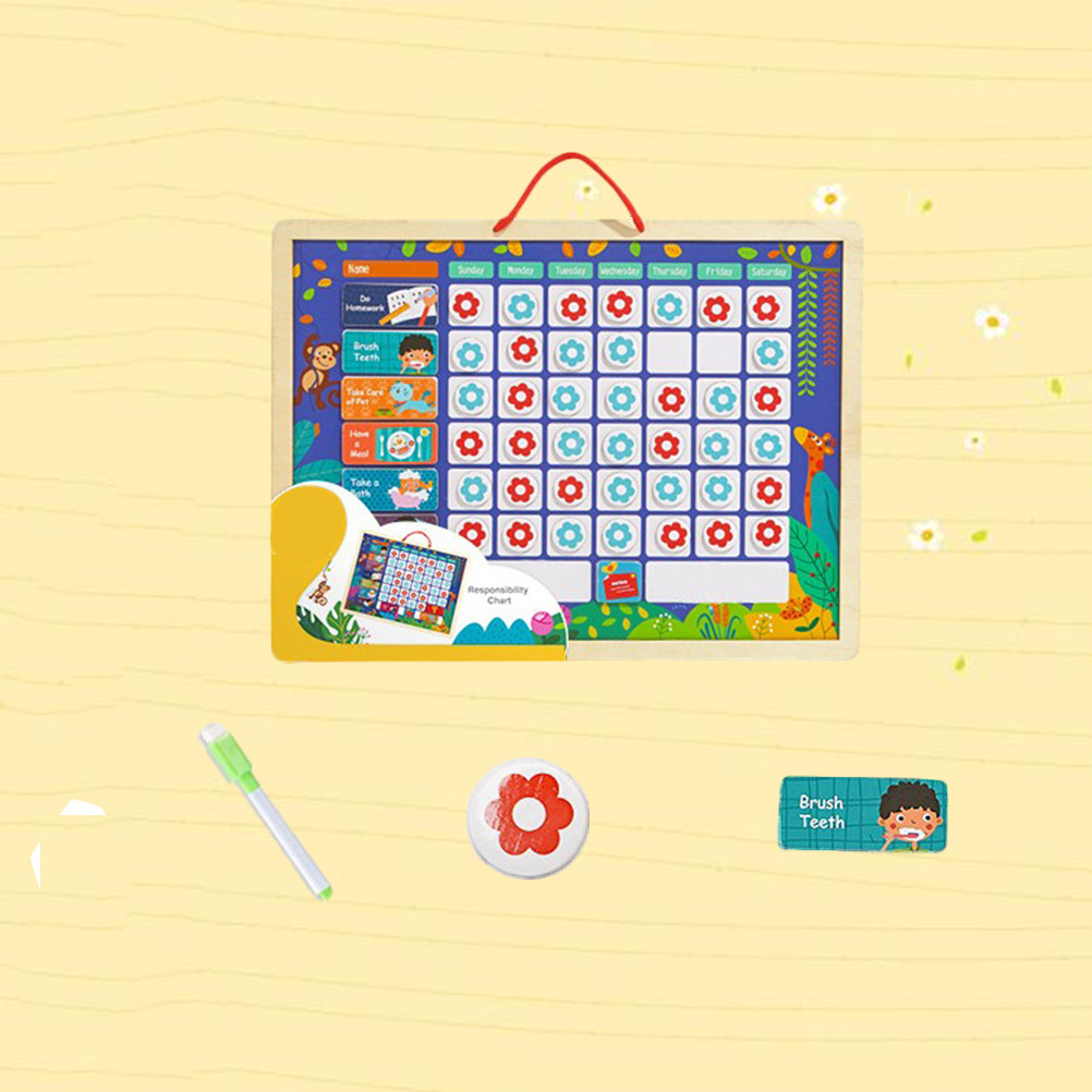 Magnetic Responsibility Chart  - Kids Magnetic Reward Chart Board 评论和价格