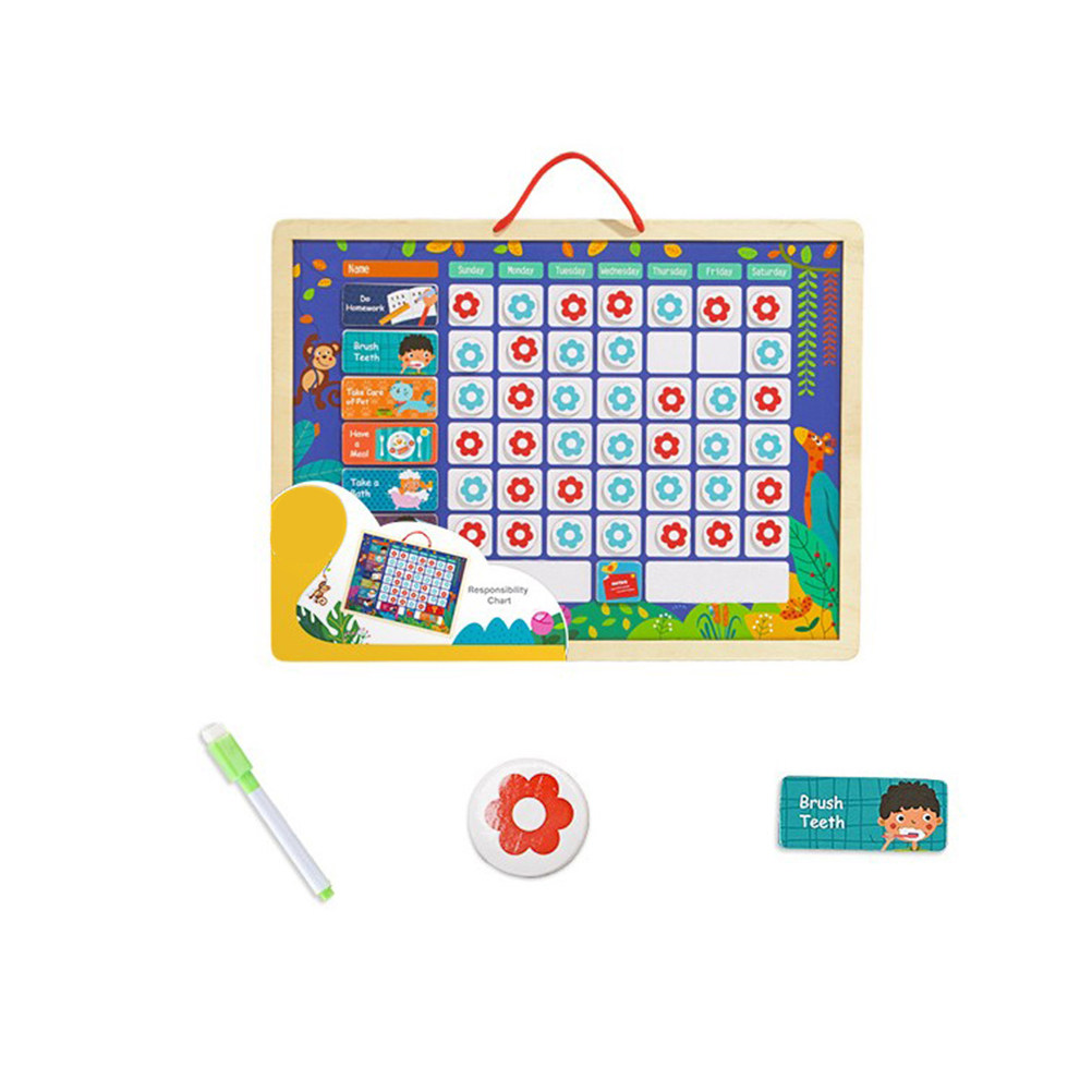 Magnetic Responsibility Chart  - Kids Magnetic Reward Chart Board 评论和价格