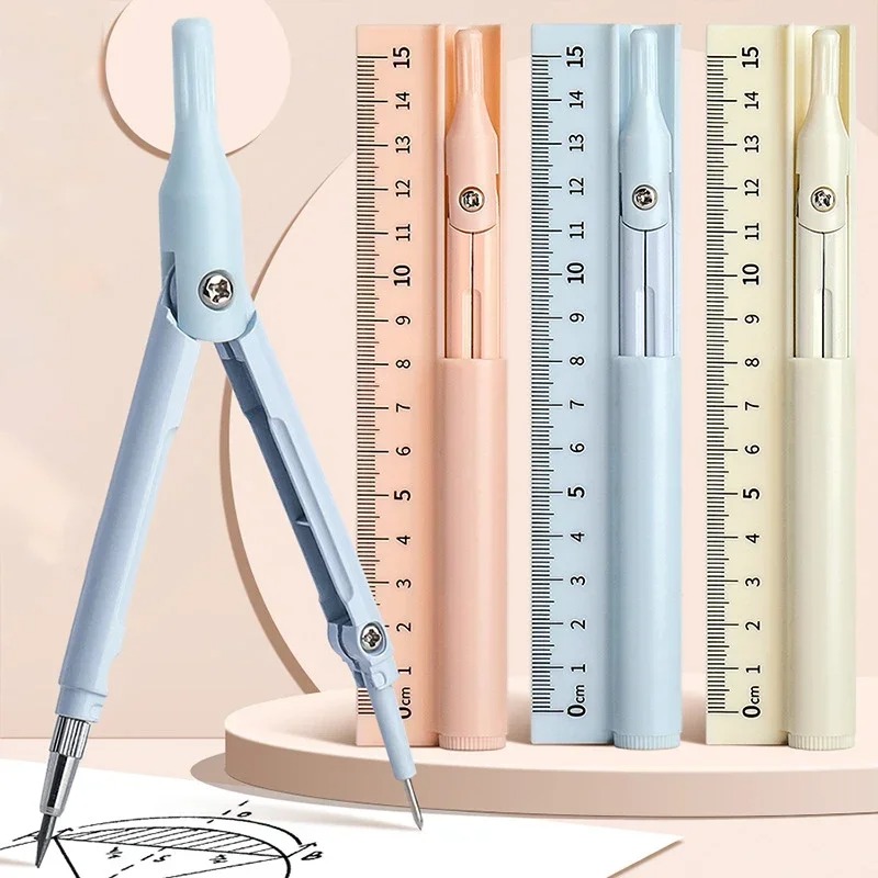 3 in 1 Compass Geometry Set wi - Math Geometry Set With Compass 评论和价格