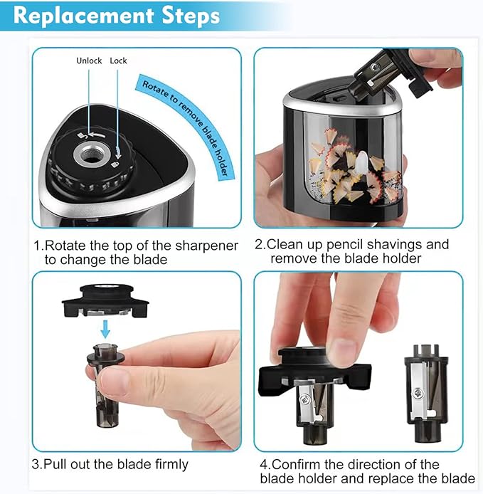Electric Pencil Sharpener Blad - Electric Pencil Sharpener Usb 评论和价格