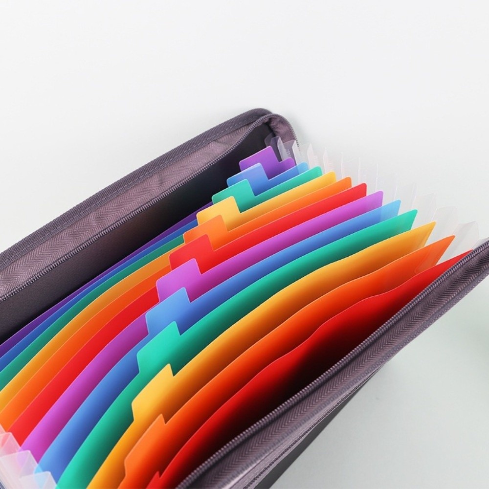 13 Pockets Expanding File Fold - Expandable Accordion File Folder 13 Pockets 评论和价格