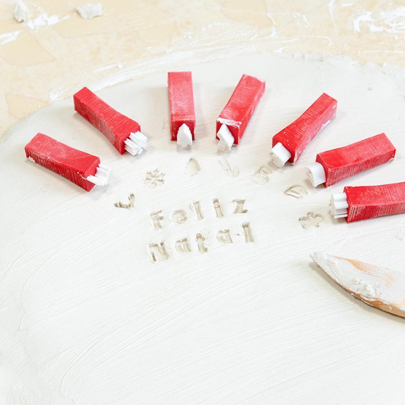 Christmas Style Alphabet Clay  - Writing Tools 评论和价格