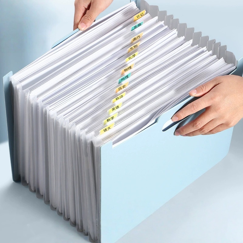 13 Pockets Accordion File Orga - Expandable Accordion File Folder 13 Pockets 评论和价格
