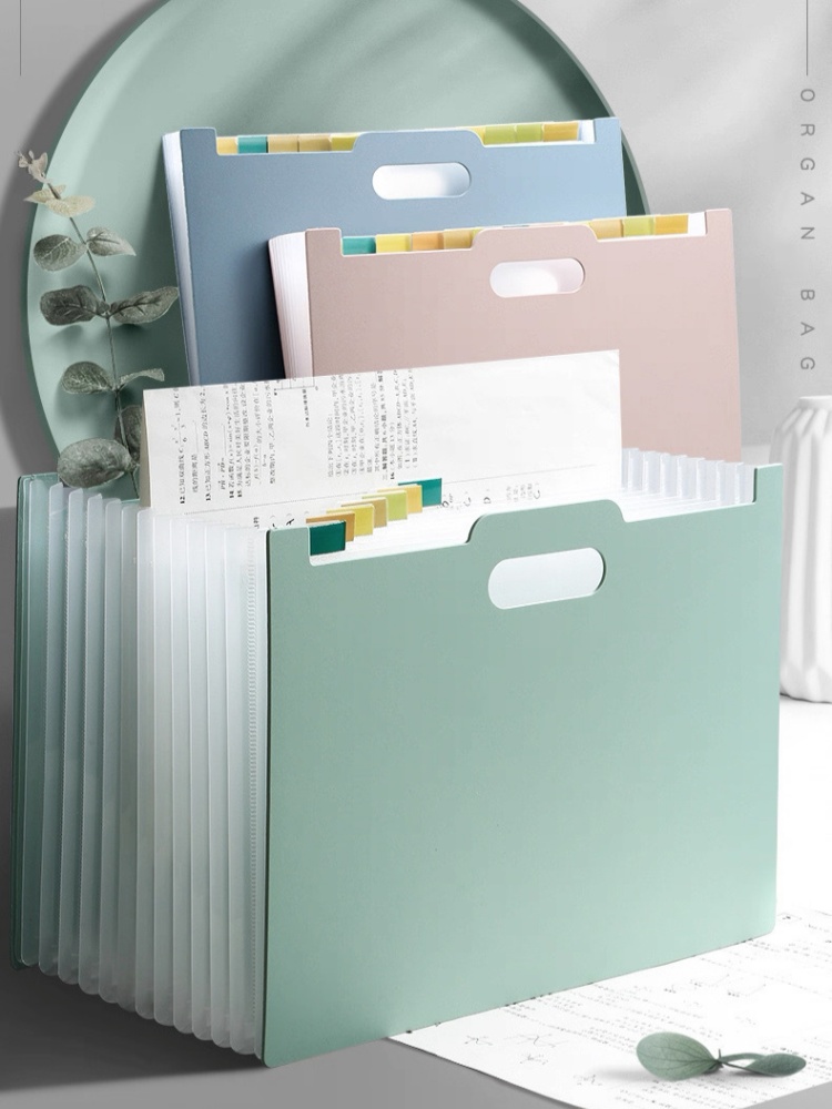 13 Pockets Accordion File Orga - Expandable Accordion File Folder 13 Pockets 评论和价格