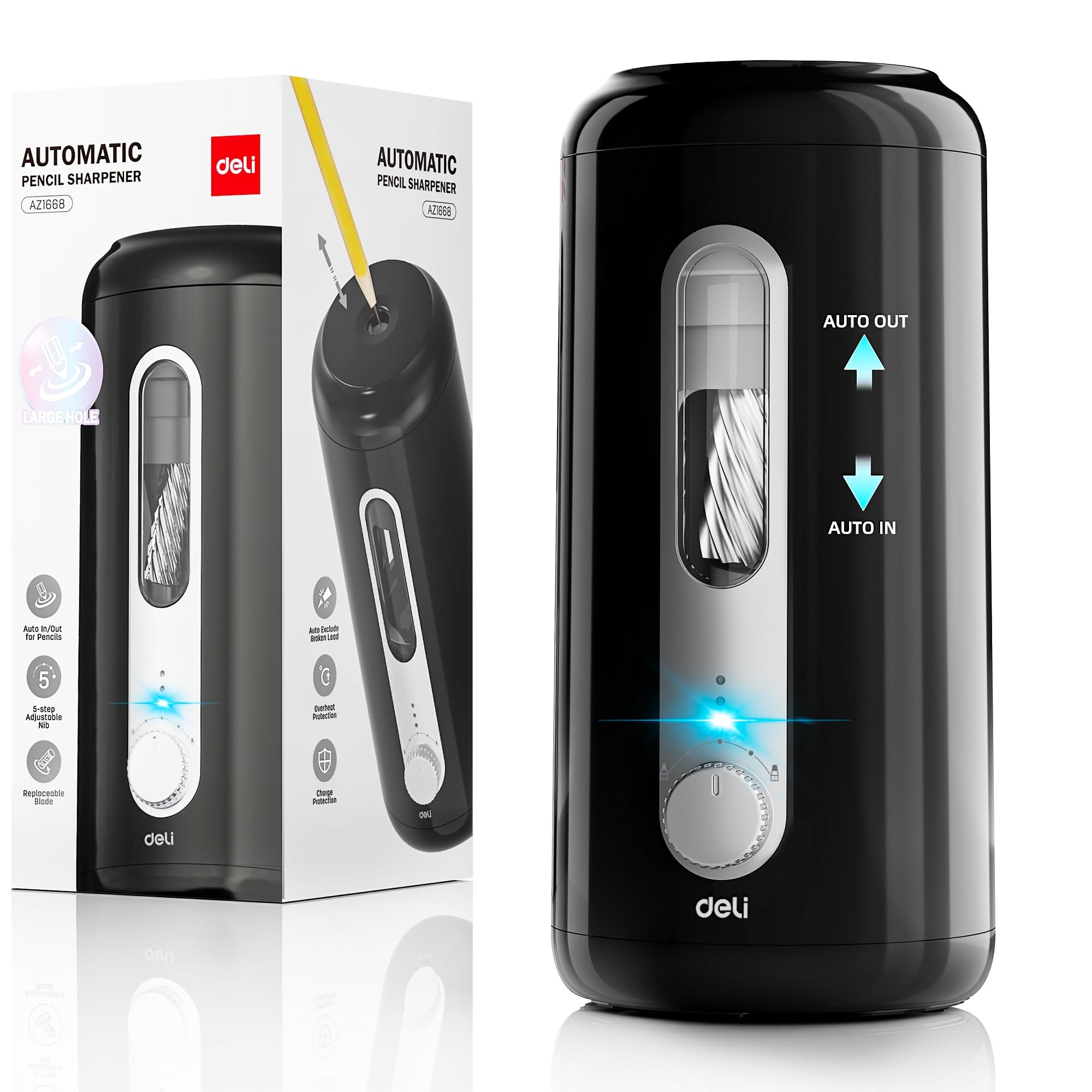 Deli Electric Pencil Sharpener - Electric Pencil Sharpener Usb 评论和价格